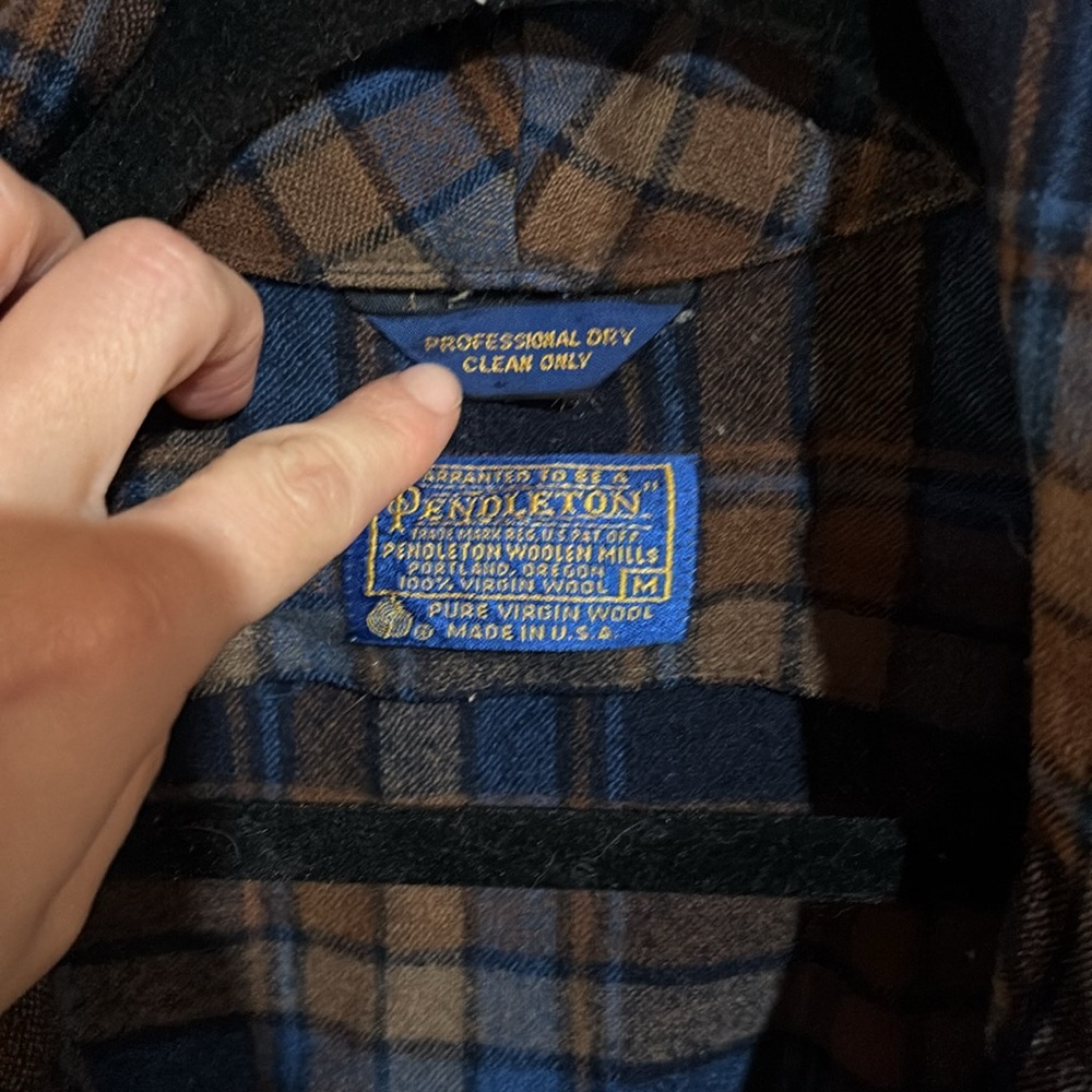 Pendleton Wool Long Robe - Picture 2 of 6